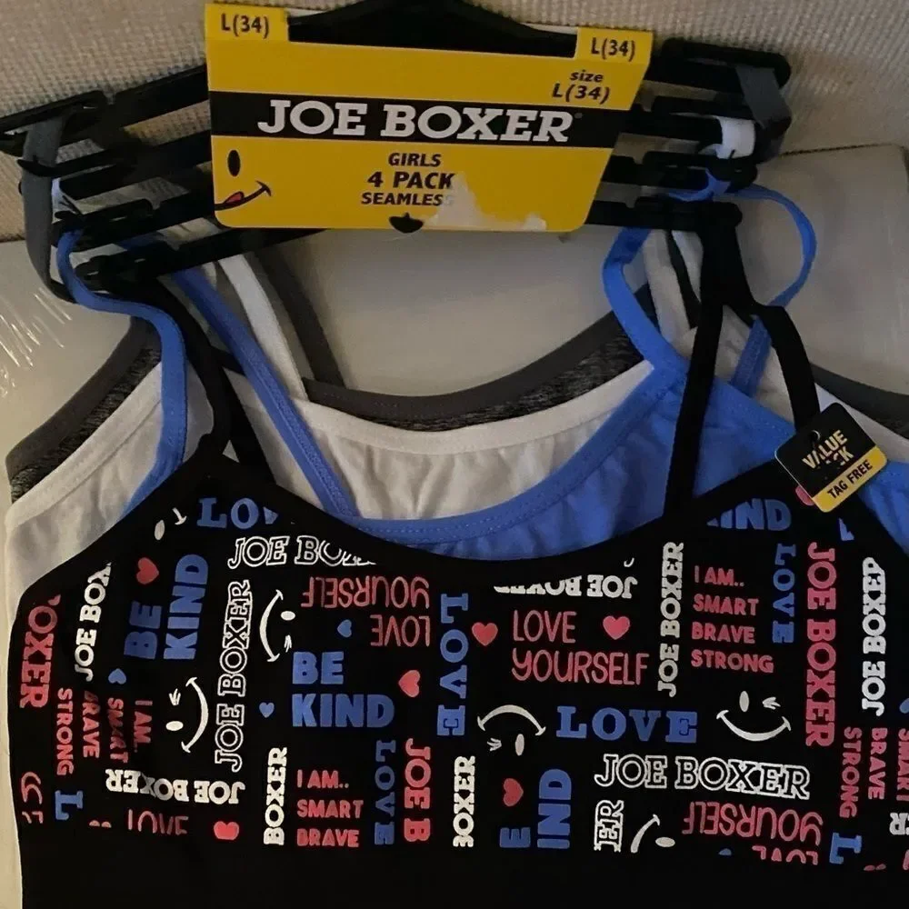 Joe Boxer 3 Pack Seamless Bras